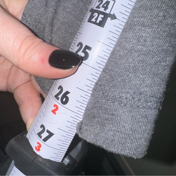 Men’s Hurley Brand Grey Striped Long Sleeve Casual Soft Simple Shirt Size: L - Picture 16 of 16